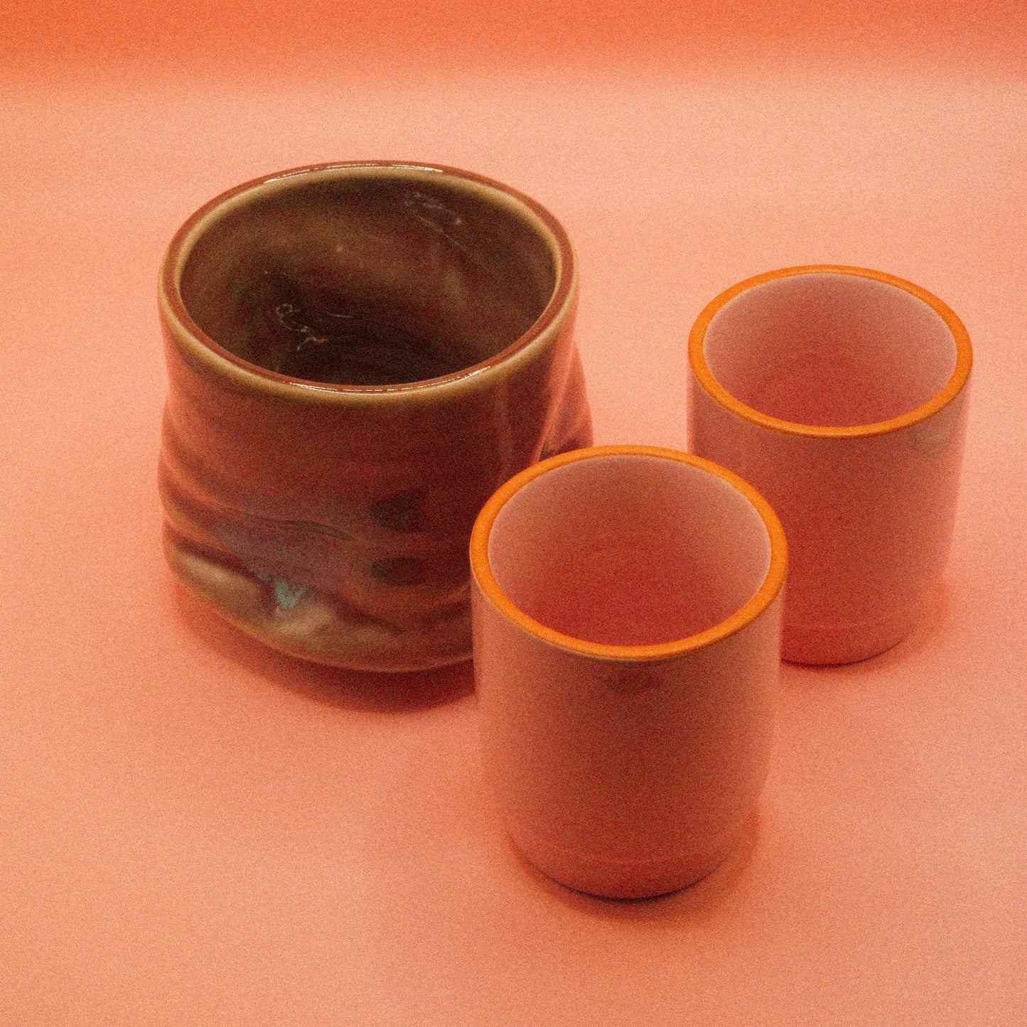 Mauve Double Shot Moka/Mug Set