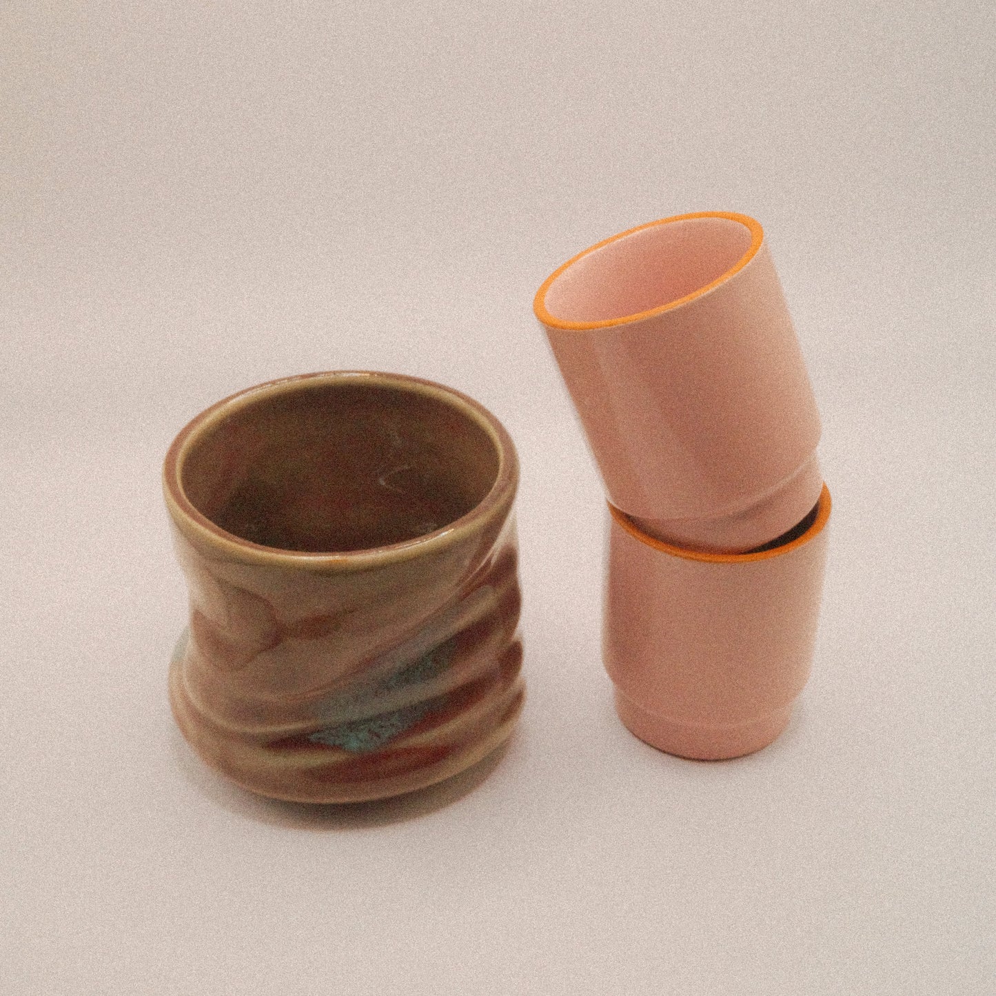 Mauve Double Shot Moka/Mug Set