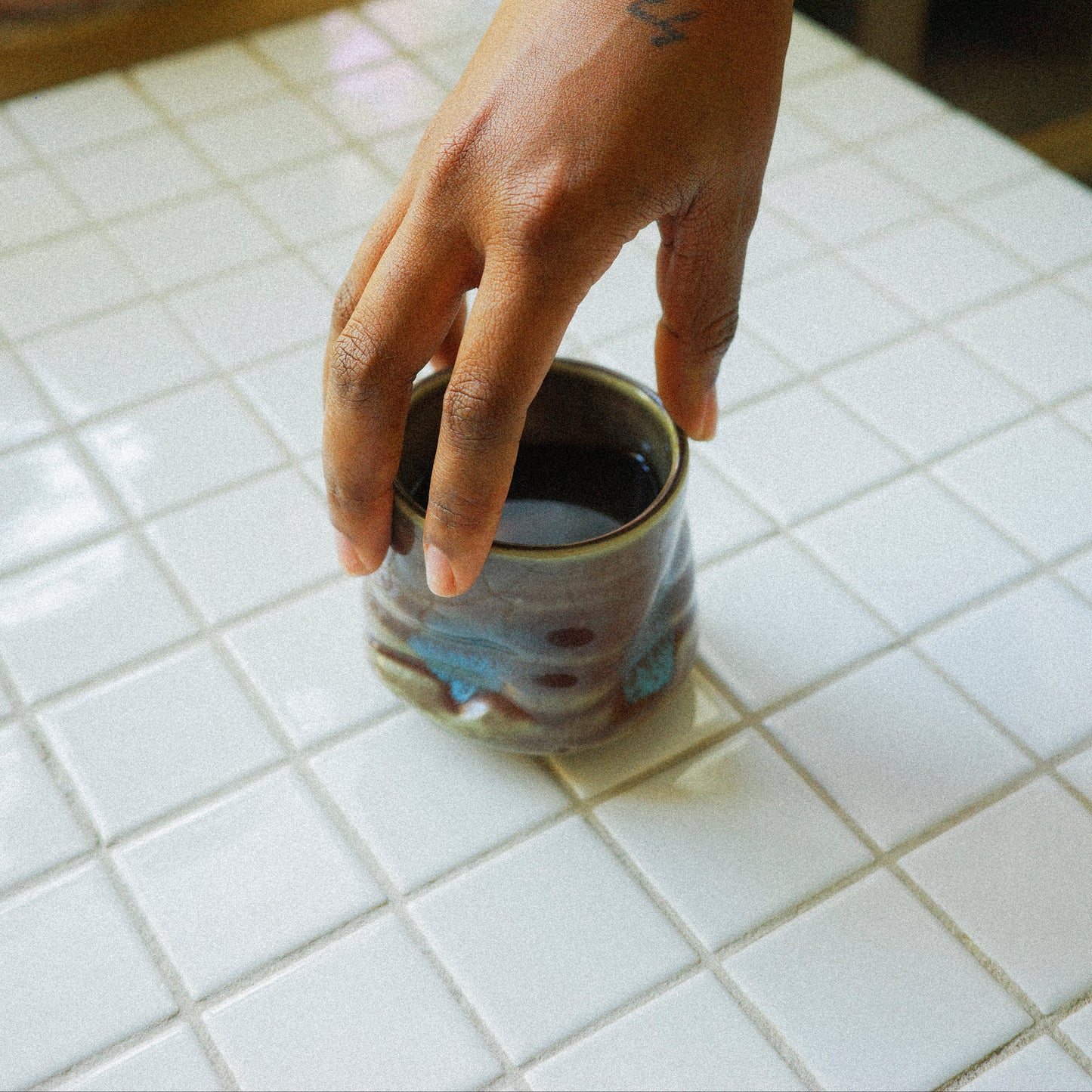 Mauve Warped Comfort Mug